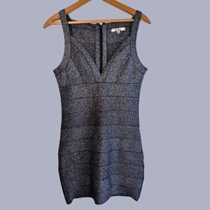 Vintage Y2K BB Dakota by Steve Madden Bodycon Sparkly Holiday Party Mini Dress